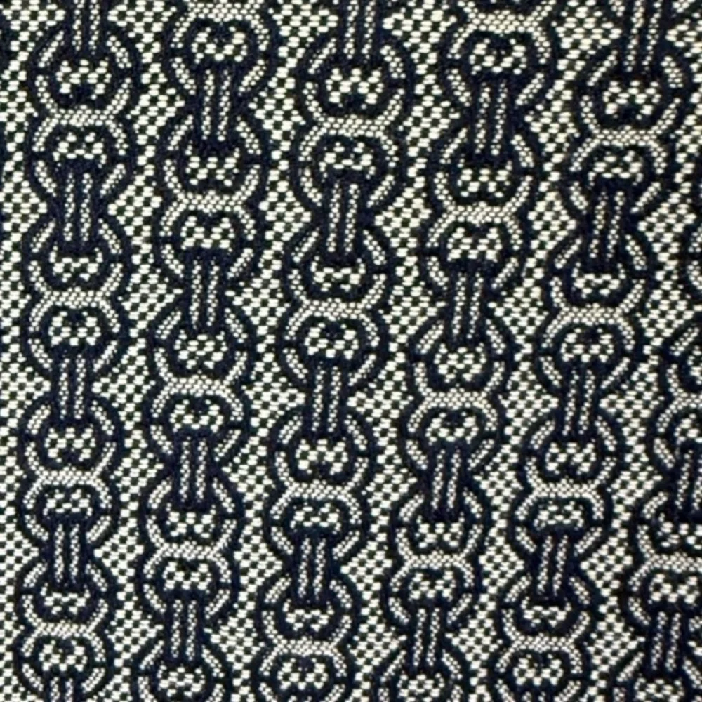 Tory Burch Navy Blue Jacquard Skirt Size 12